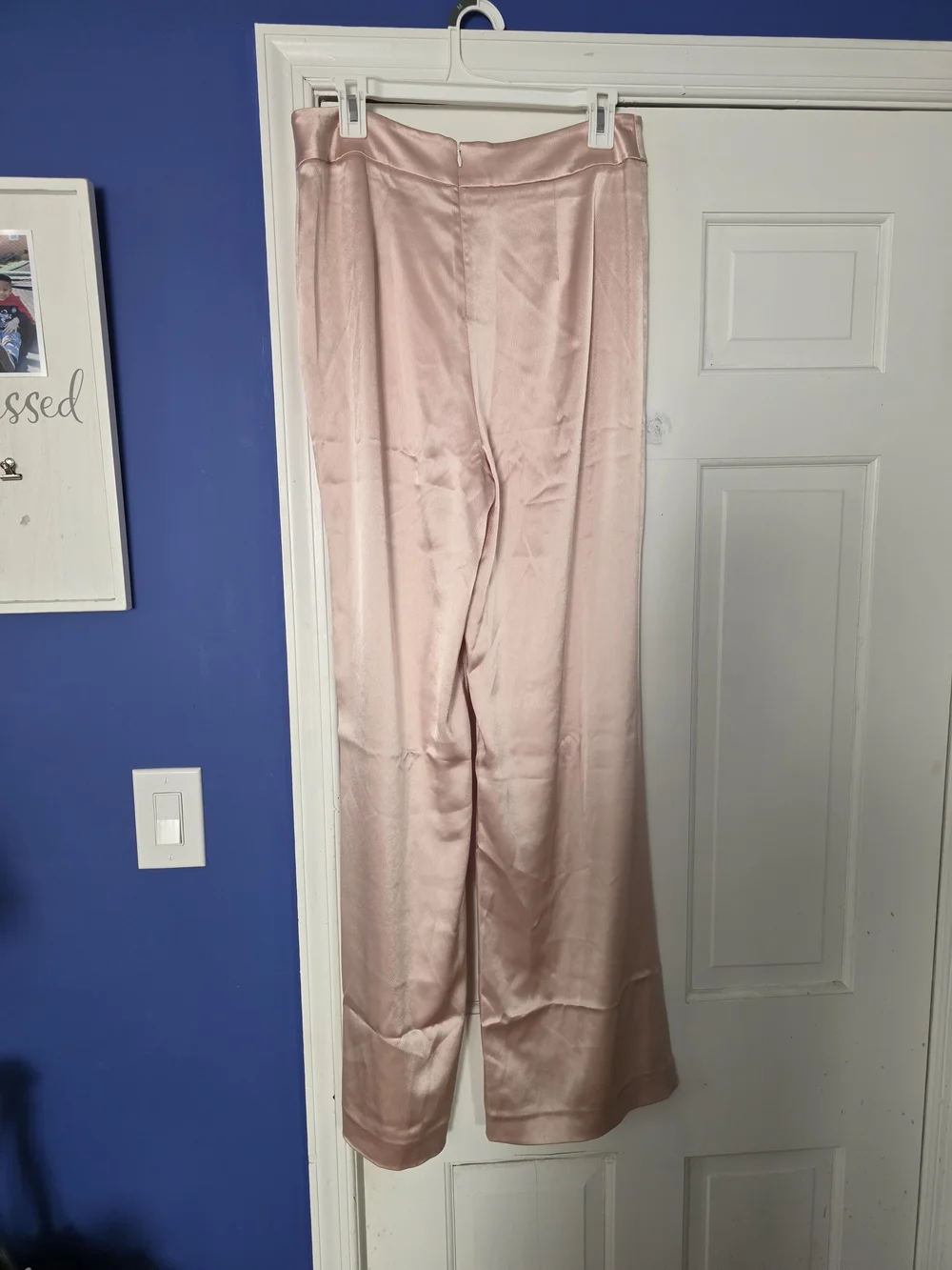 NWT Mestiza New York Wide Leg Satin Pants